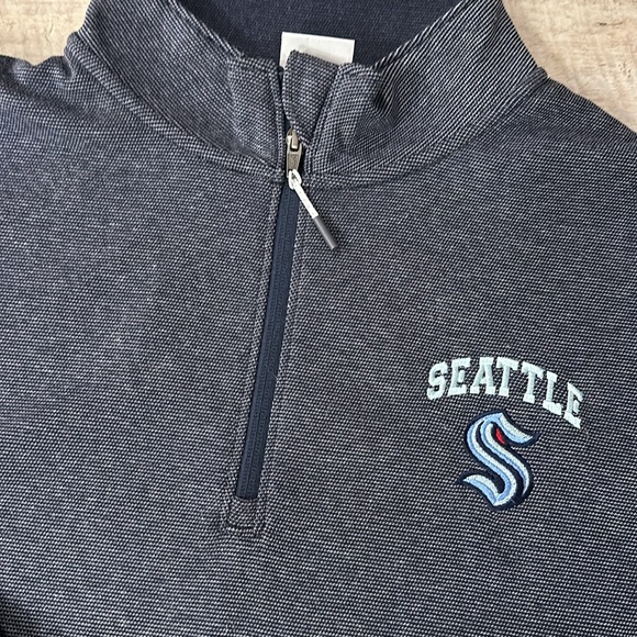 Seattle Kraken 1/4 zip pullover - Picture 2 of 4